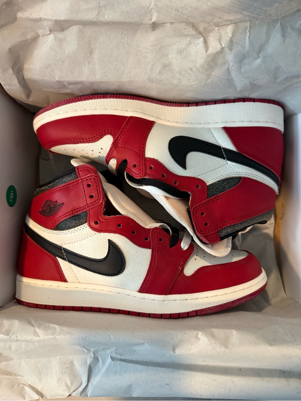 Nike Women's Red White Black Air Jordan Style High-Top Sneakers
